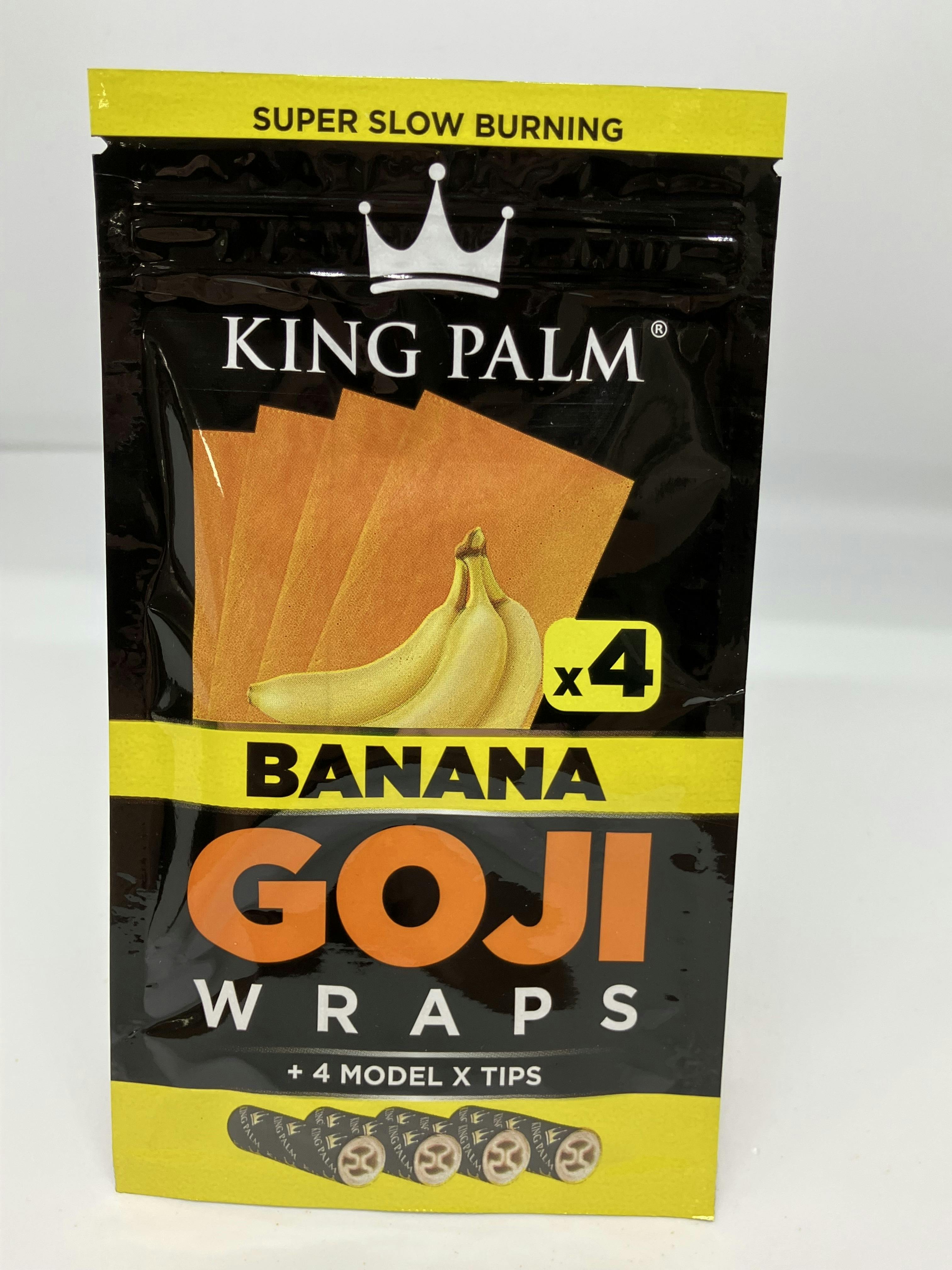 King Palm Goji Wraps 4pk | Banana