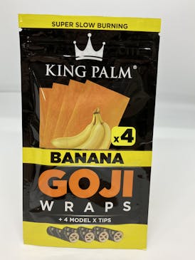 King Palm Goji Wraps 4pk | Banana