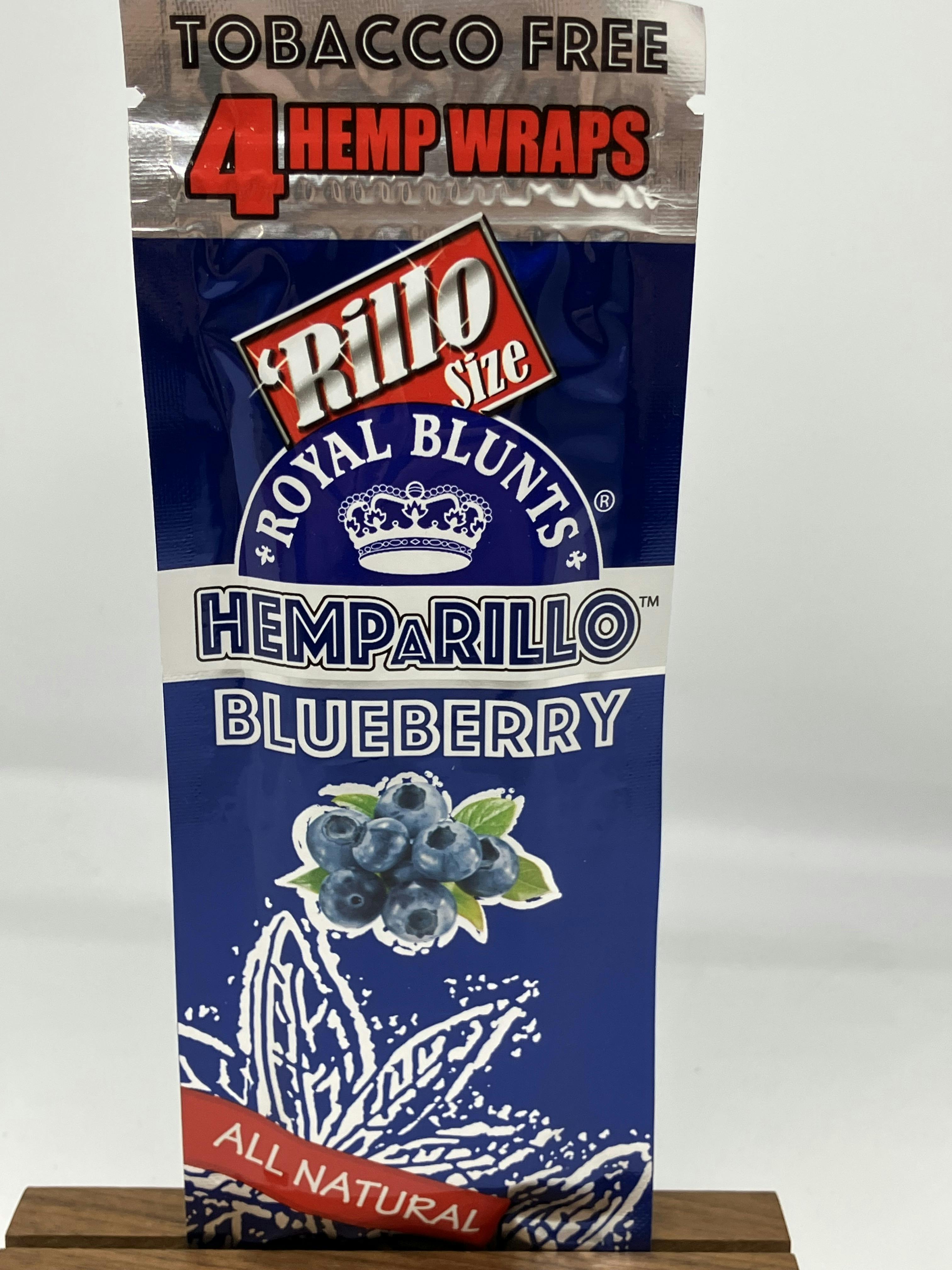 Royal Blunts Rillo Size Wraps Blueberry 4pk