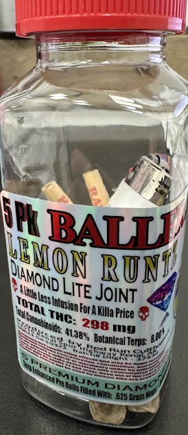 Red Run | Lemon Runtz Diam. Lite PR | 0.75g 5pk 21619