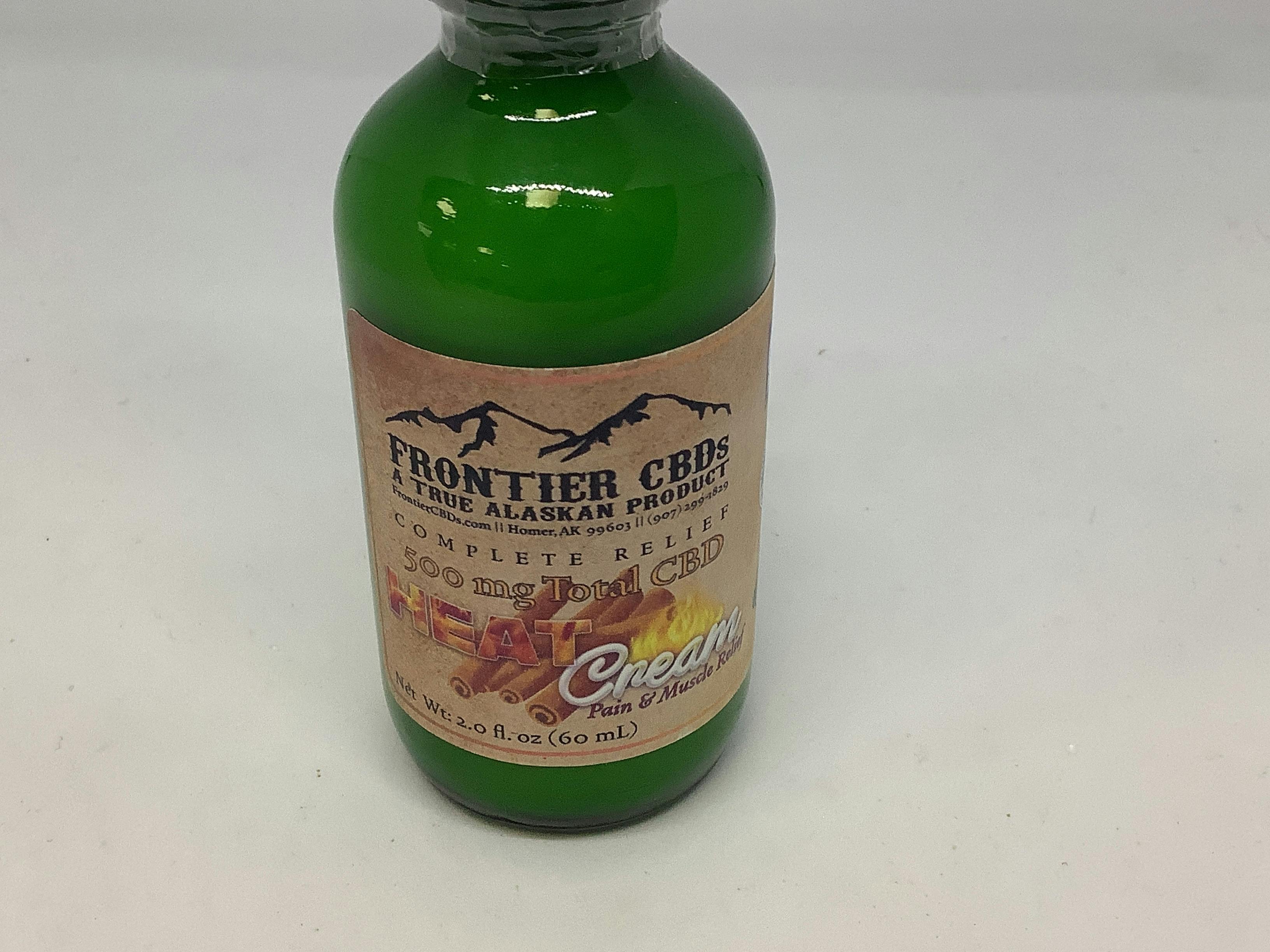 Frontier CBD | Heat Cream | Pain Relieving Lotion | 500mg