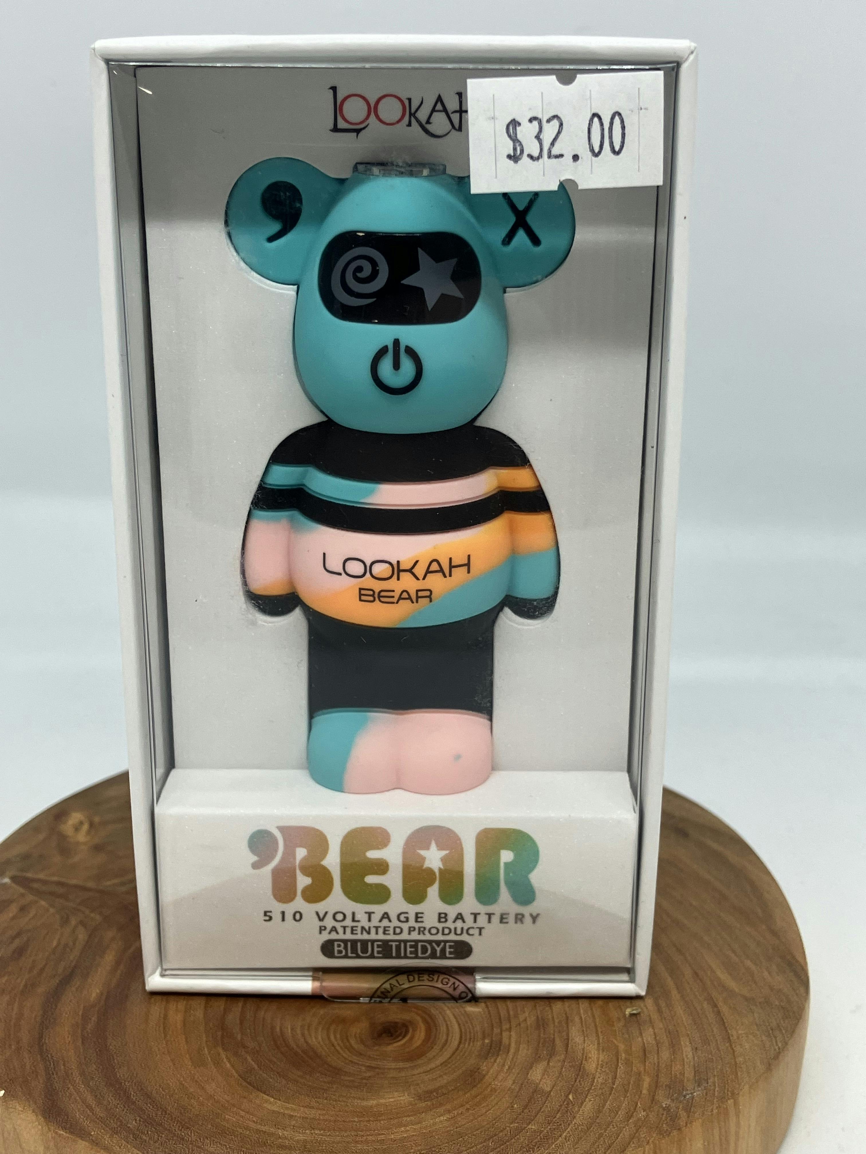 Lookah Bear | LIMITED EDITION | 510 Thread Cartridge Battery | Blue Tiedye