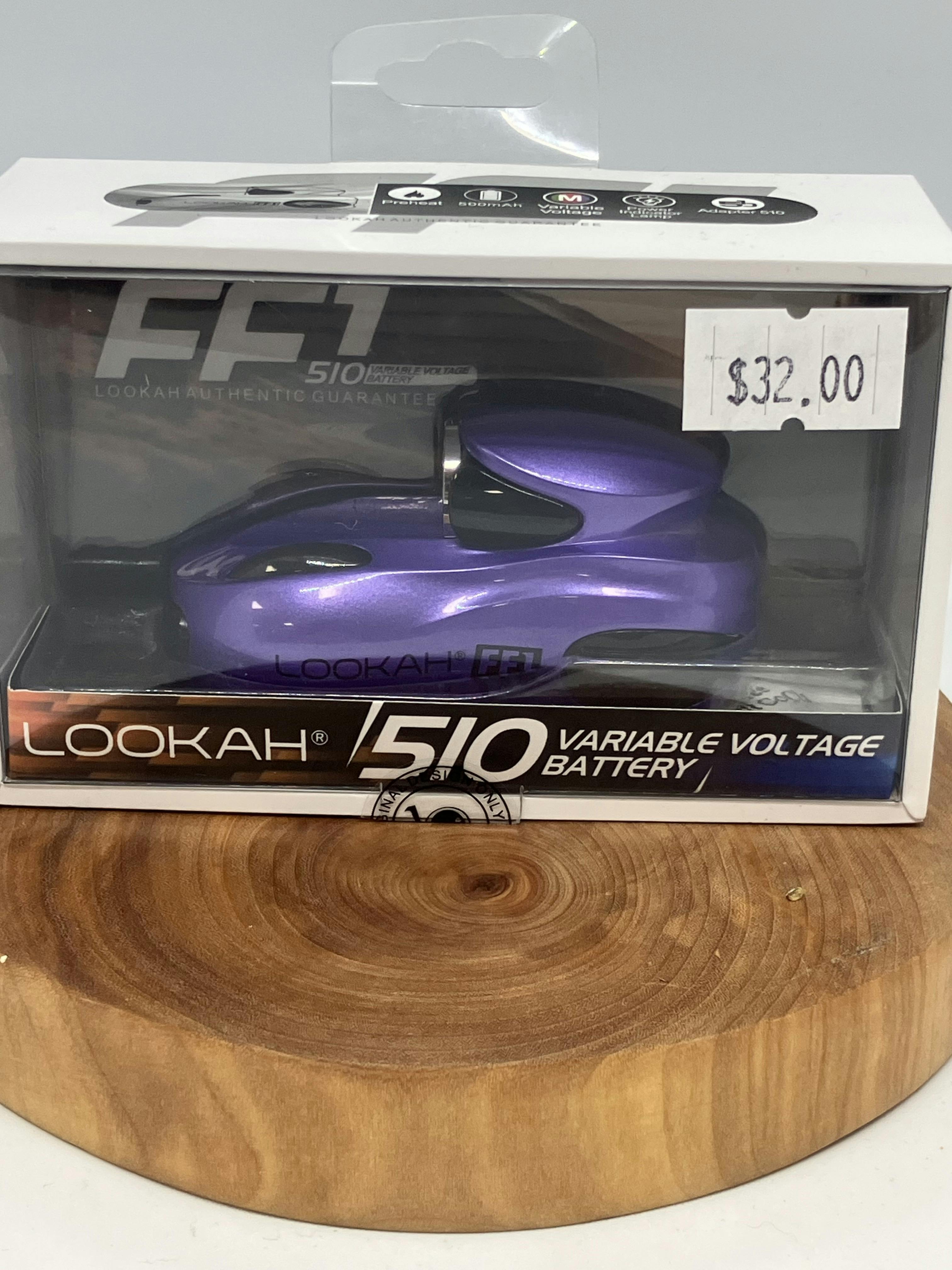 Lookah | FF1 Race Car | 510 Cartridge Battery | Purple