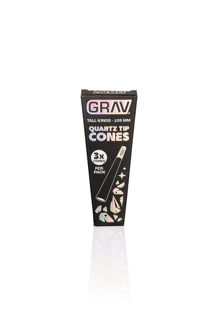 Grav | 3 Pk Quartz Tipped Cones | Color : Black