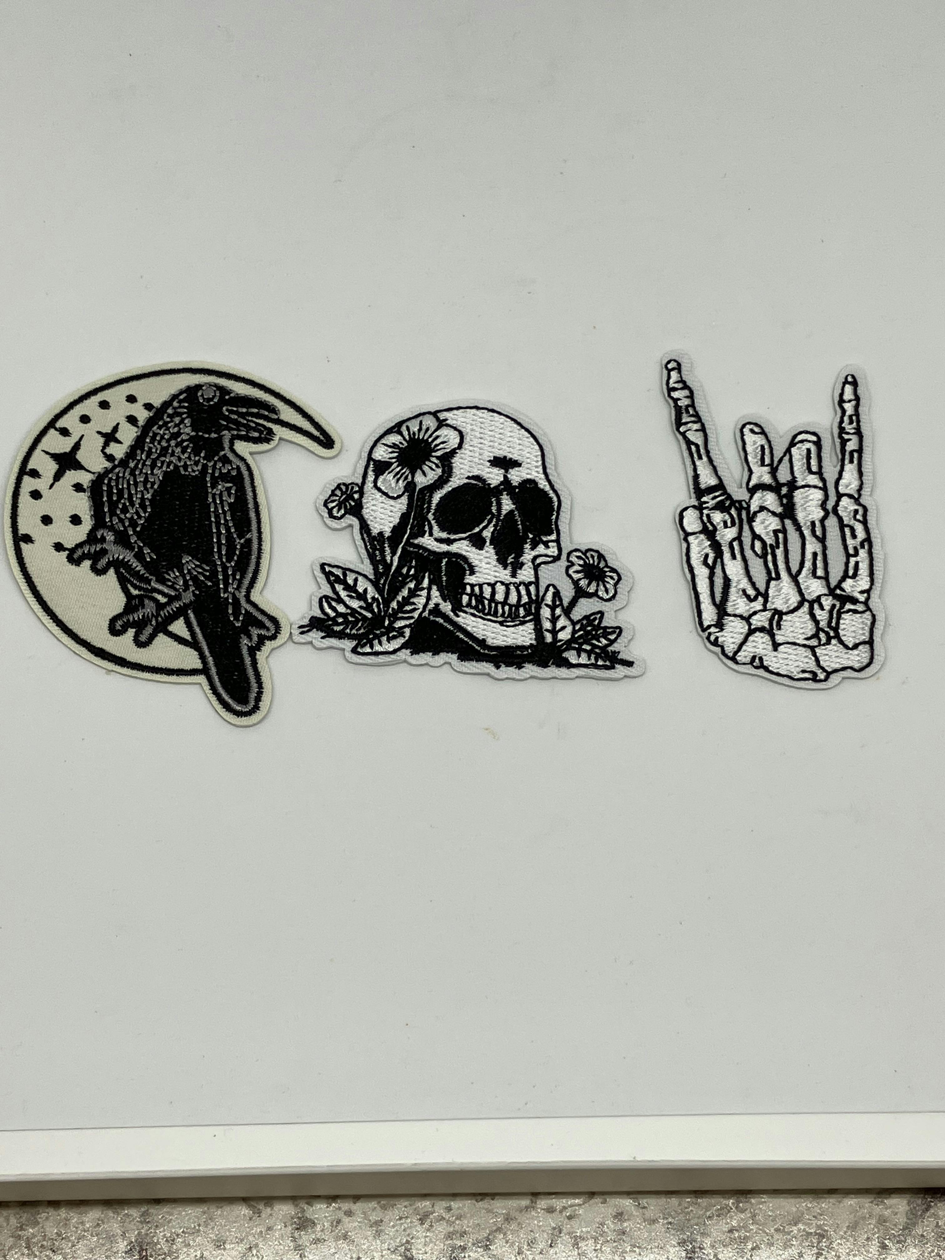 Gothic Iron On Patch