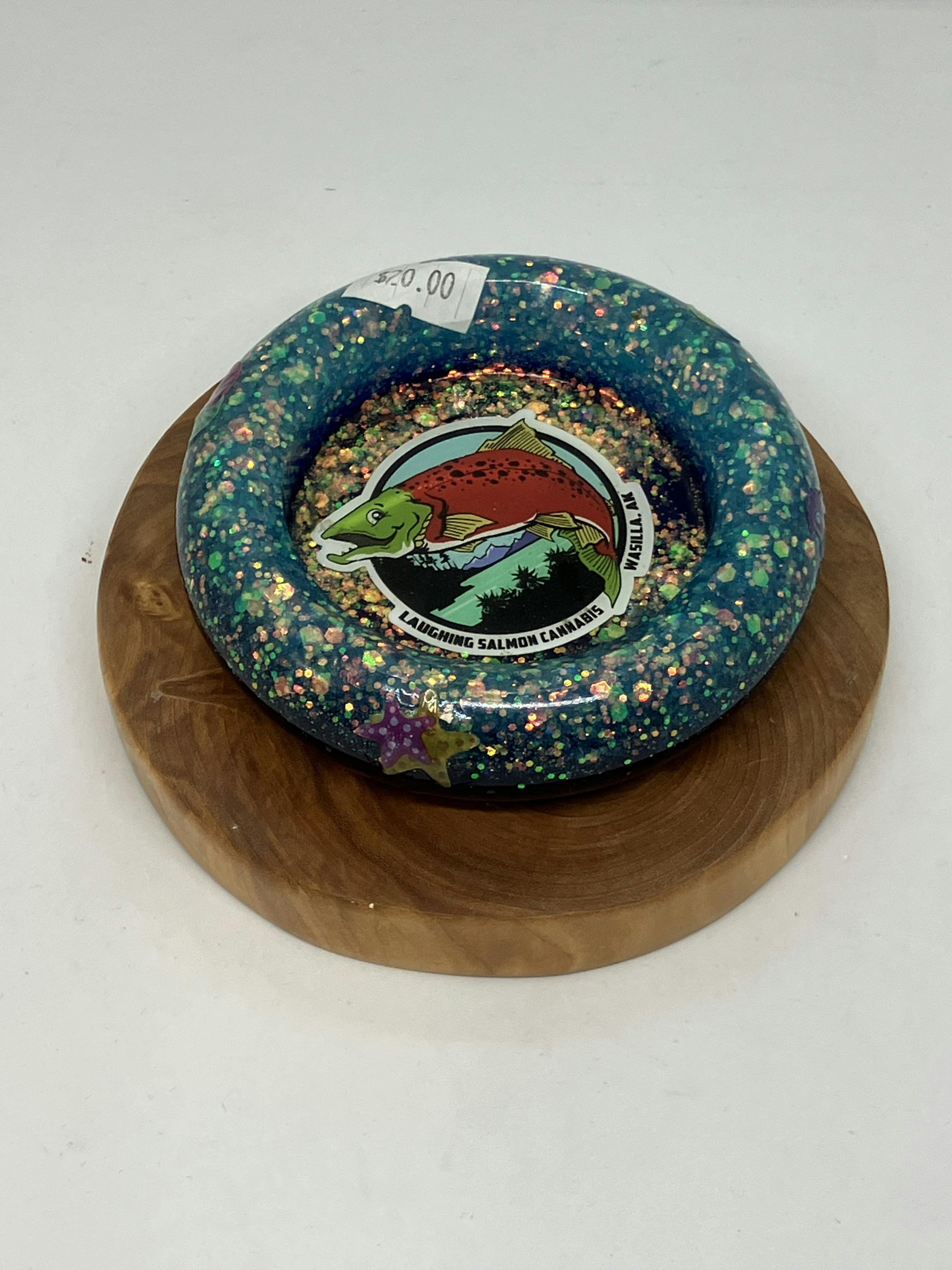 Resin Ashtray | Laughing Salmon