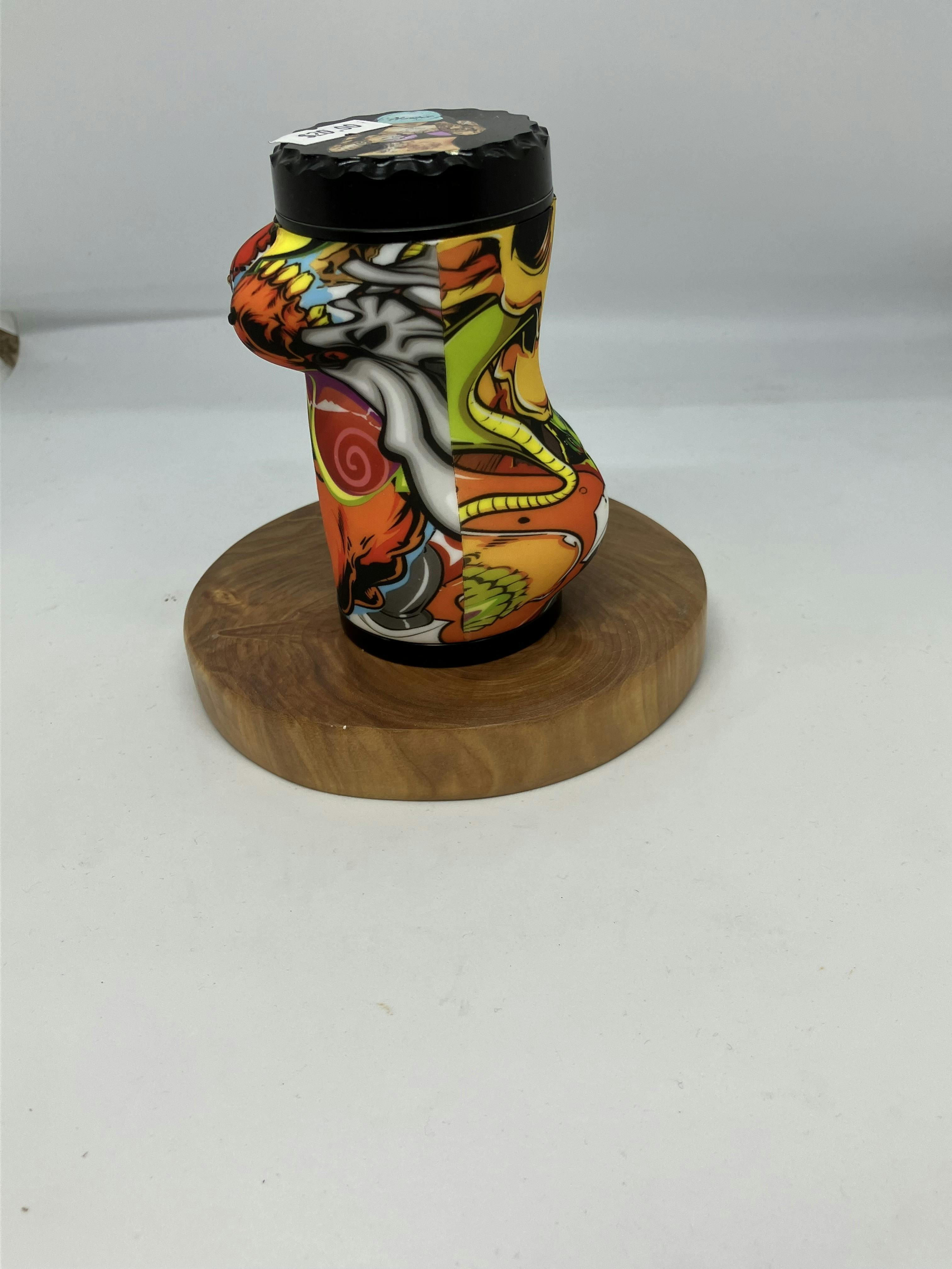 Woman Figure Silicone/ Metal Grinder