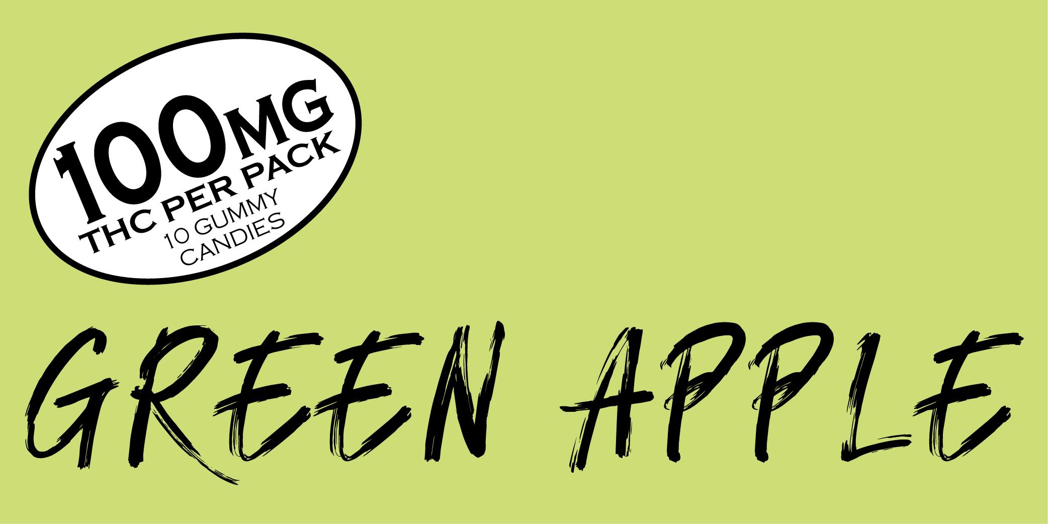 Dosed | Green Apple Gummies | 100mg