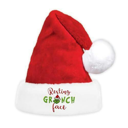 Resting Grinch Face Hat