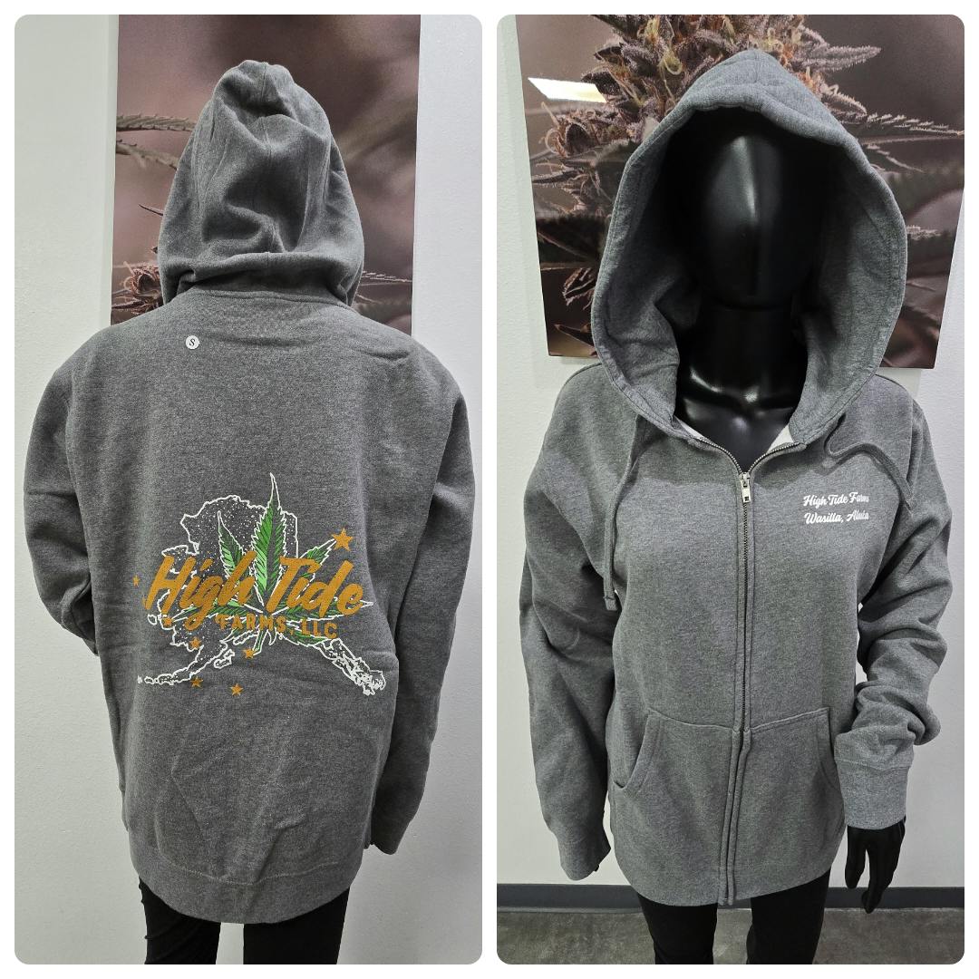 High Tide Zip Up Small Grey