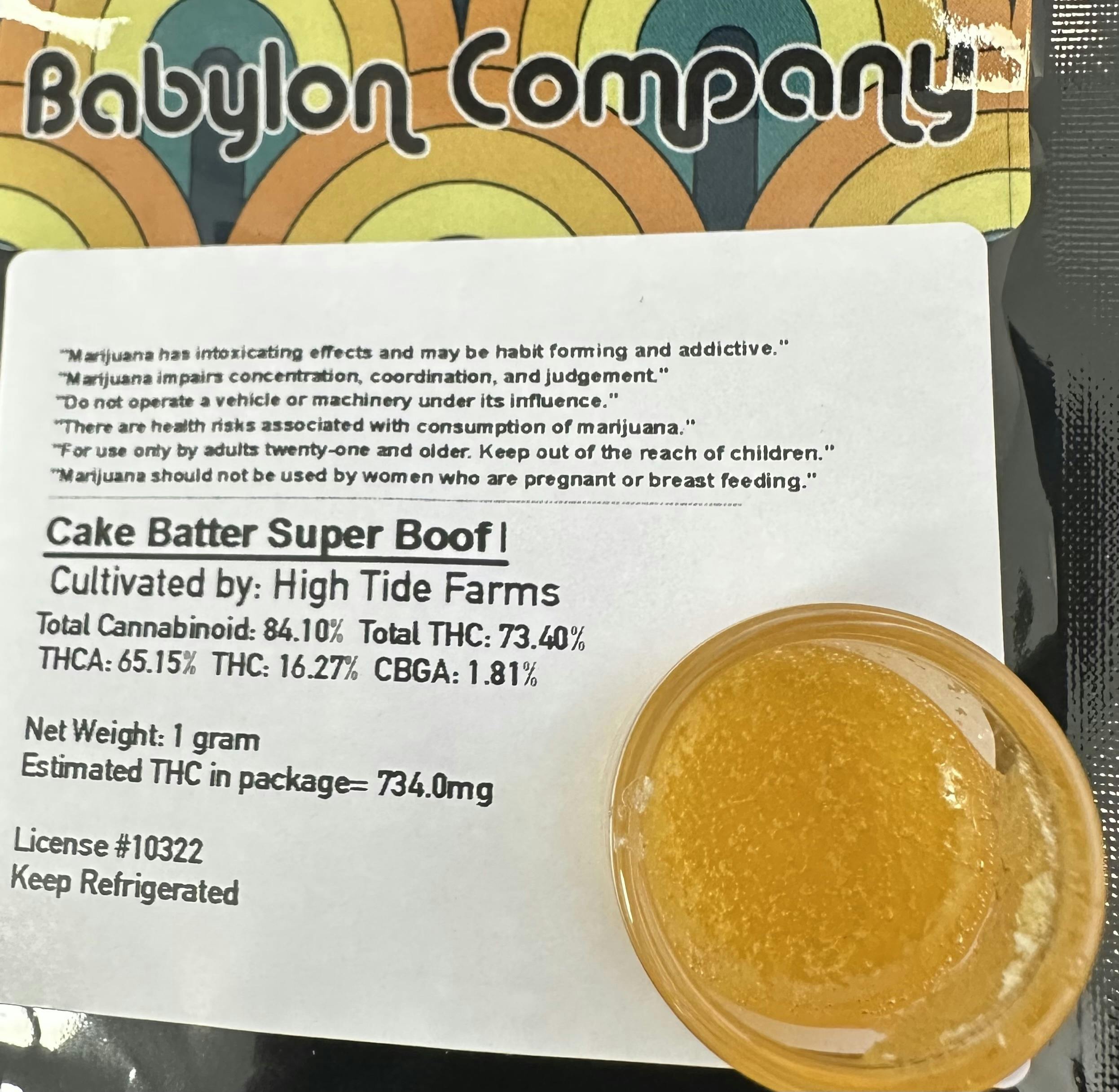Babylon | Super Boof Cake Batter | 1g 21619