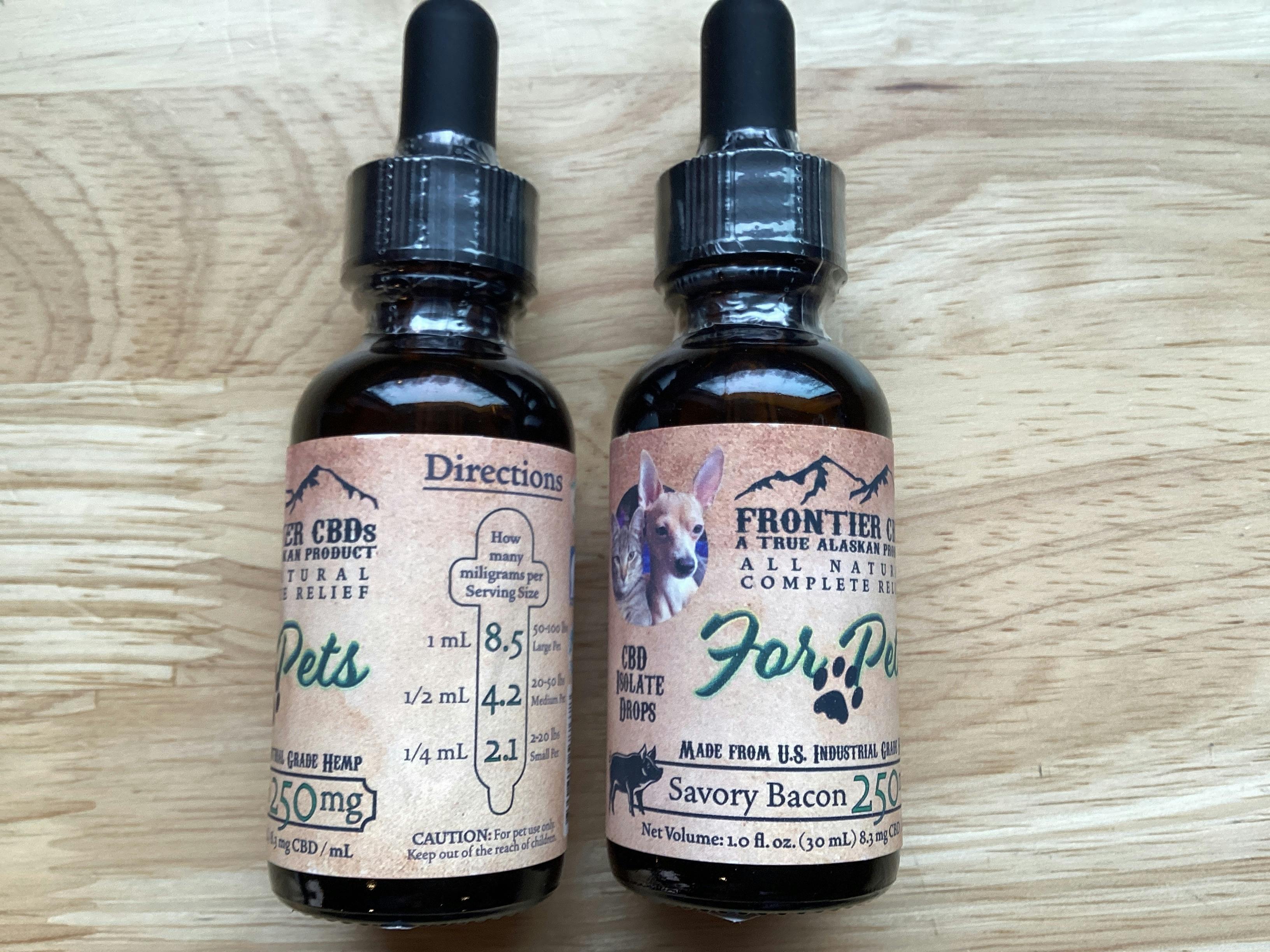 Frontier CBD | Savory Bacon CBD Pet Oil | 250mg