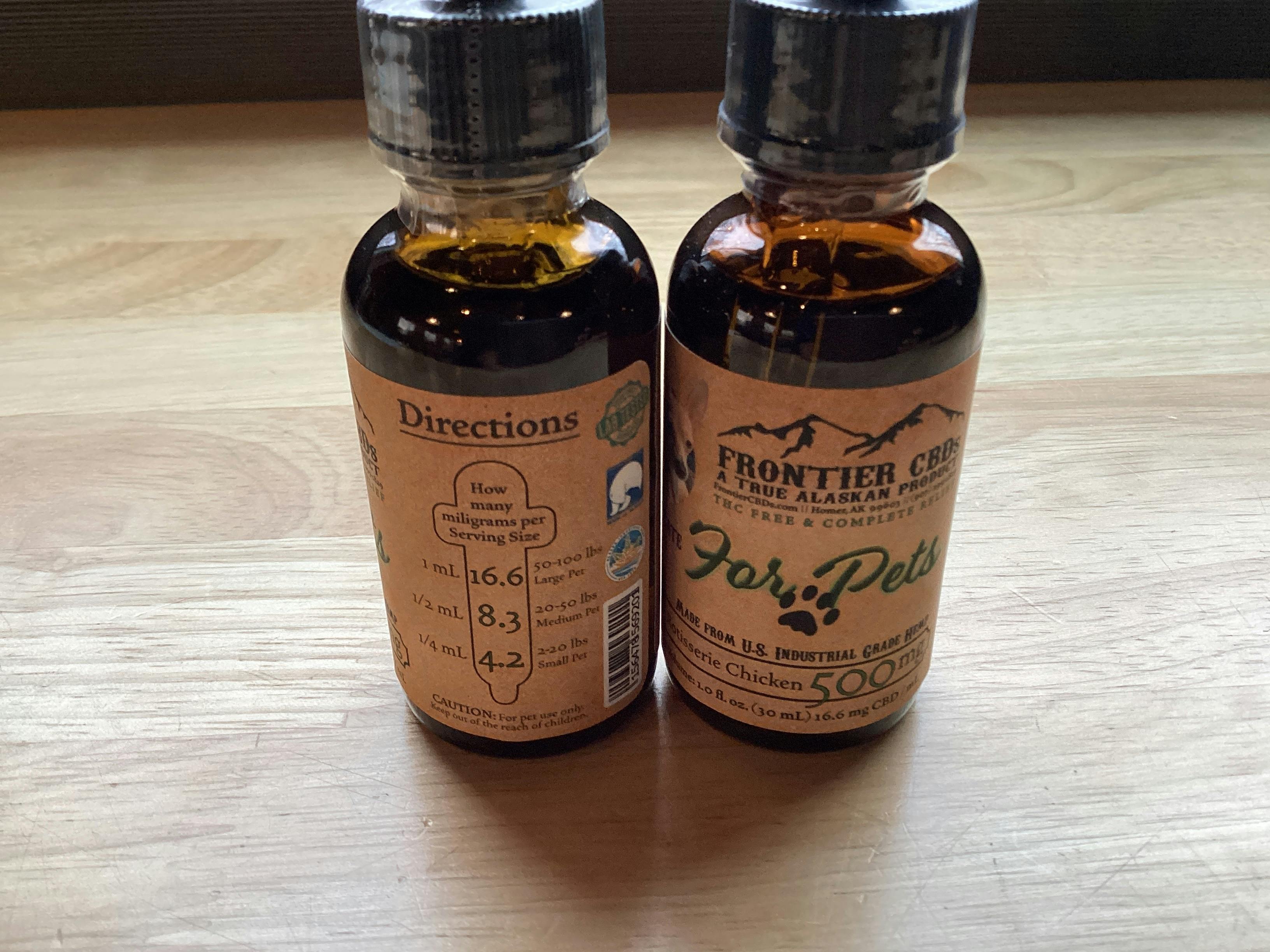 Frontier CBD | Rotisserie Chicken CBD Pet Oil | 500mg