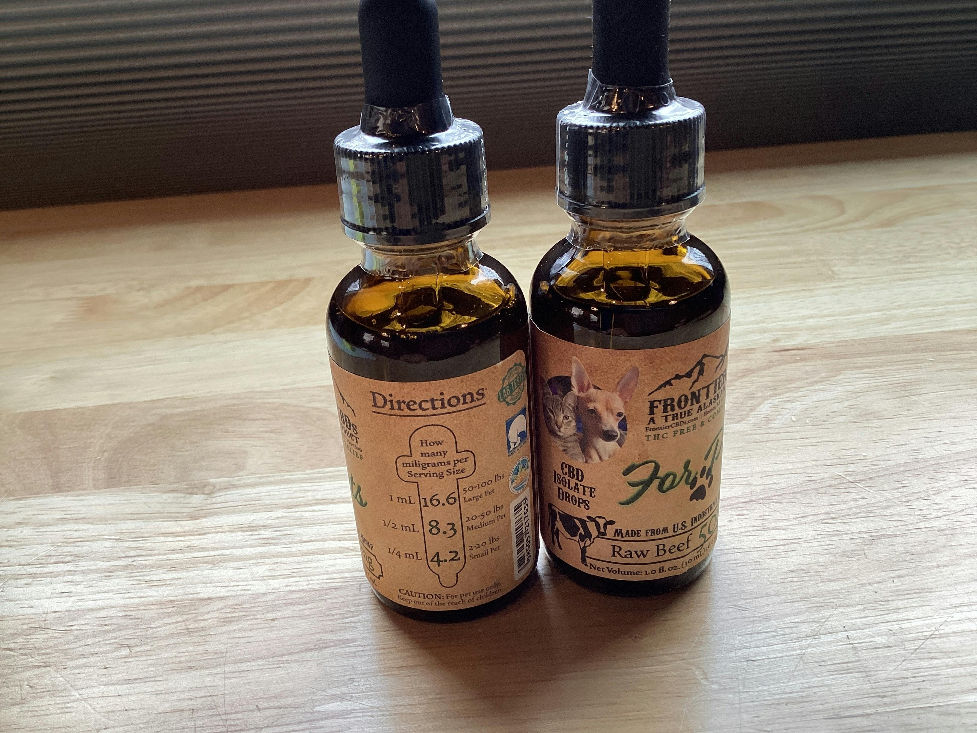 Frontier CBD | Raw Beef CBD Pet Oil | 500mg