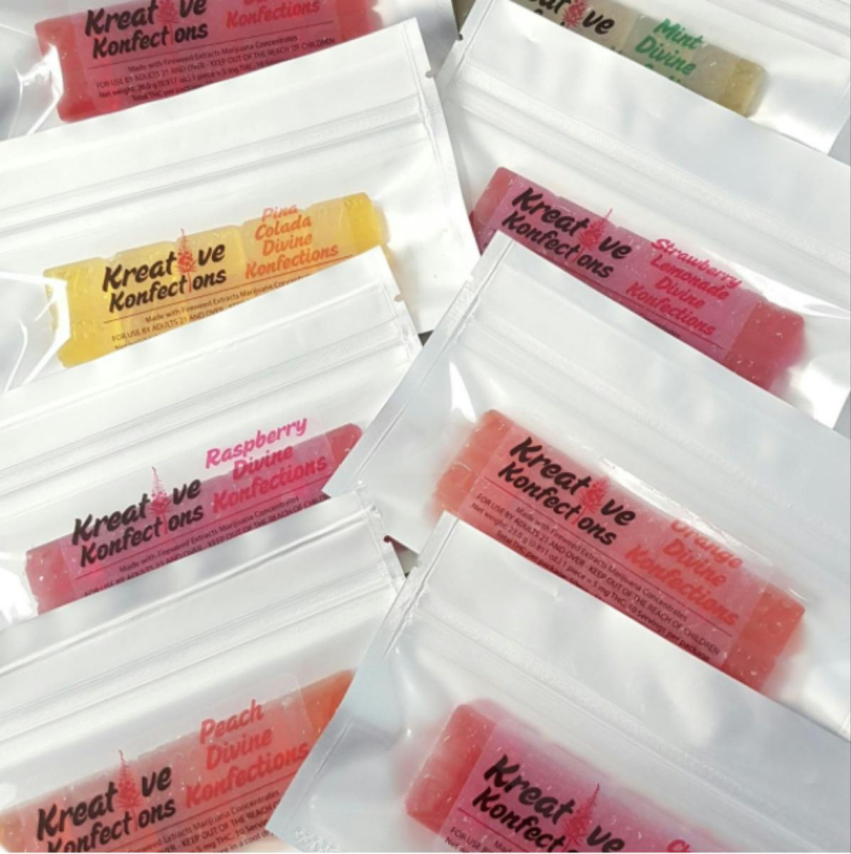 Kreative | 1:1 Lemon Ginger Divines INDICA | 100mg 21619