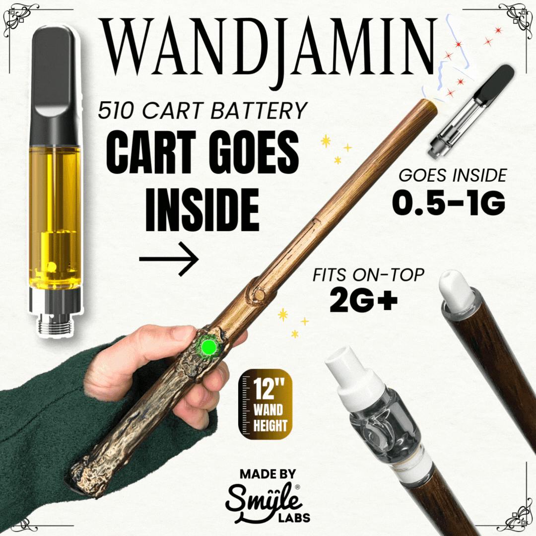 Wandjamin | 510 Wand Cartridge Battery| Black