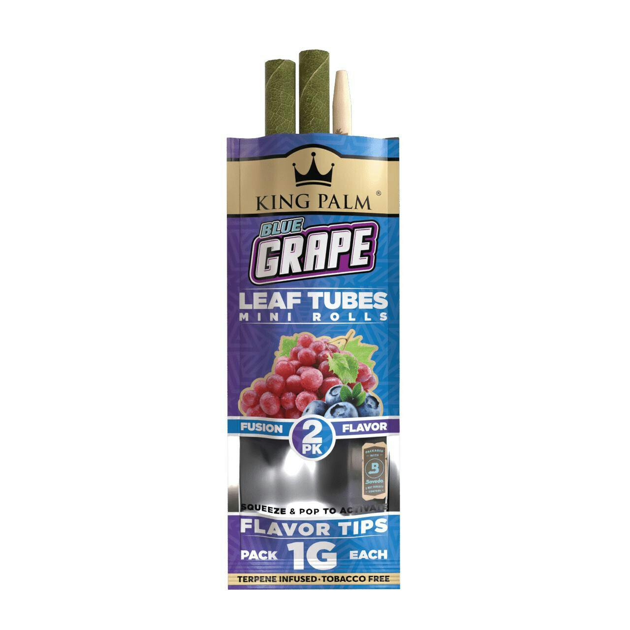King Palm | Leaf Rolls 2pk | Blue Grape