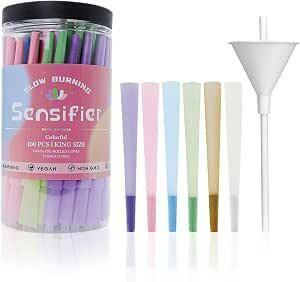 Sensifier | King Size Cones with Loader/Packing Sticks | 100pk