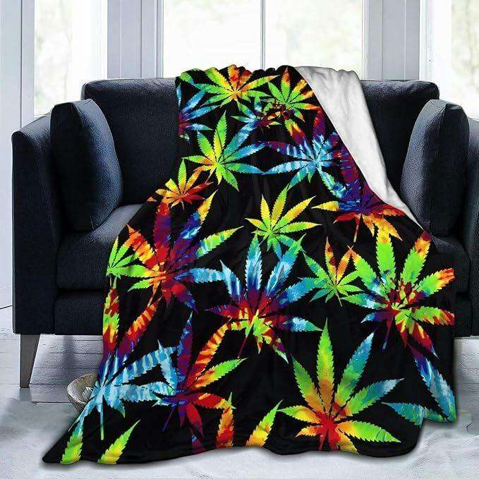 Trippy Soft Throw Blanket 50" x 40"