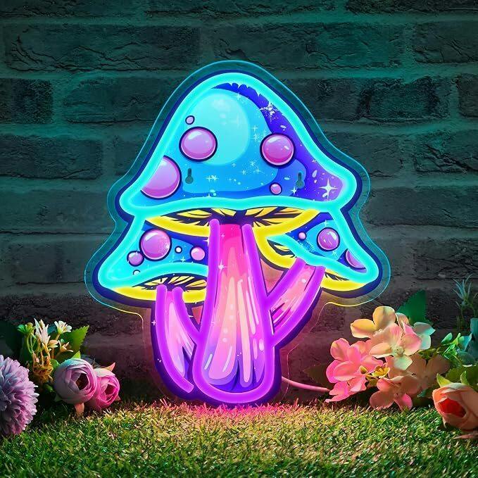 Mushroom Neon Sign