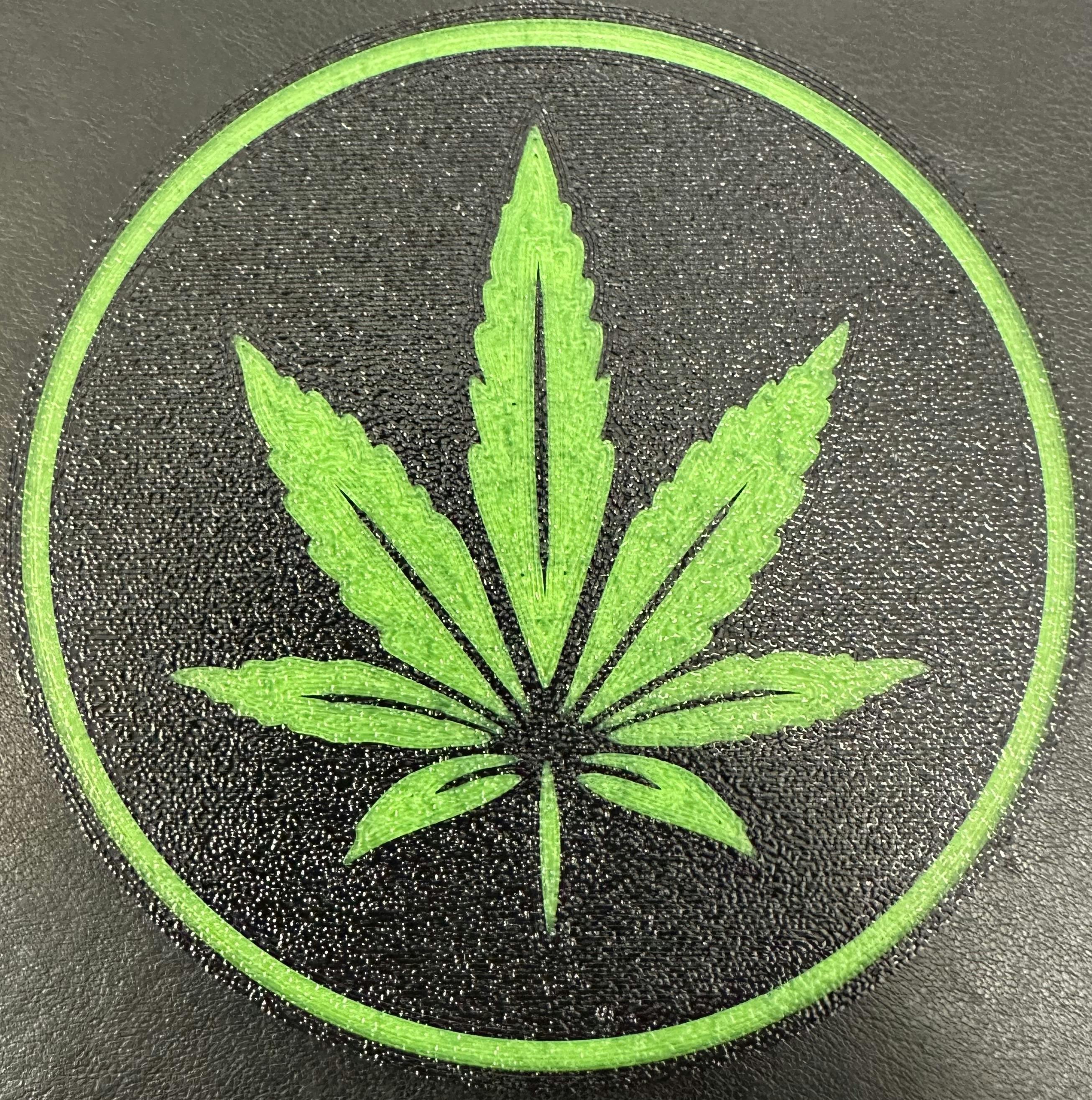 Stoney 3D | Pot Leaf Coaster