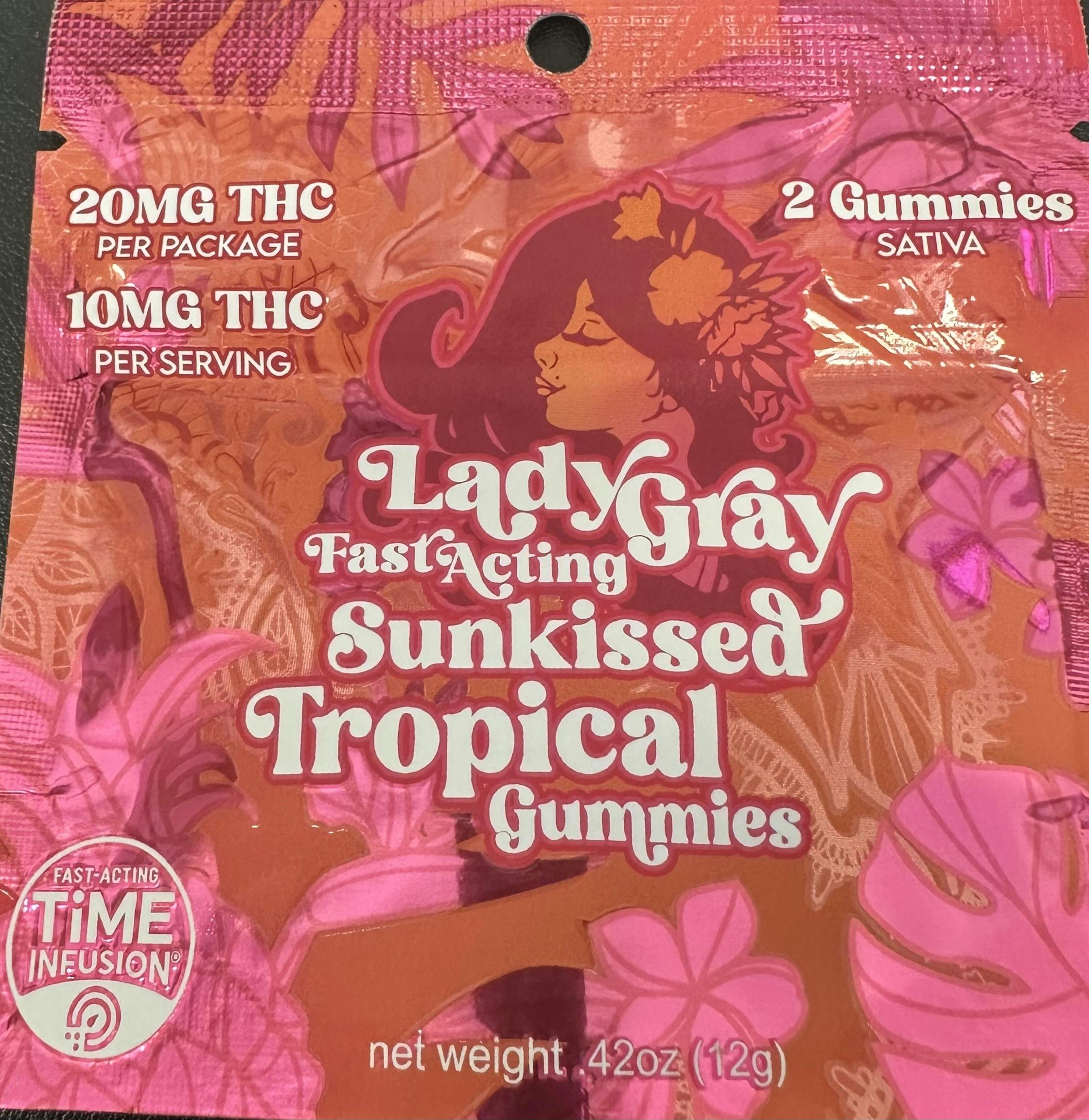 Lady Gray | Fast Acting Tropical Gummies SATIVA | 20mg