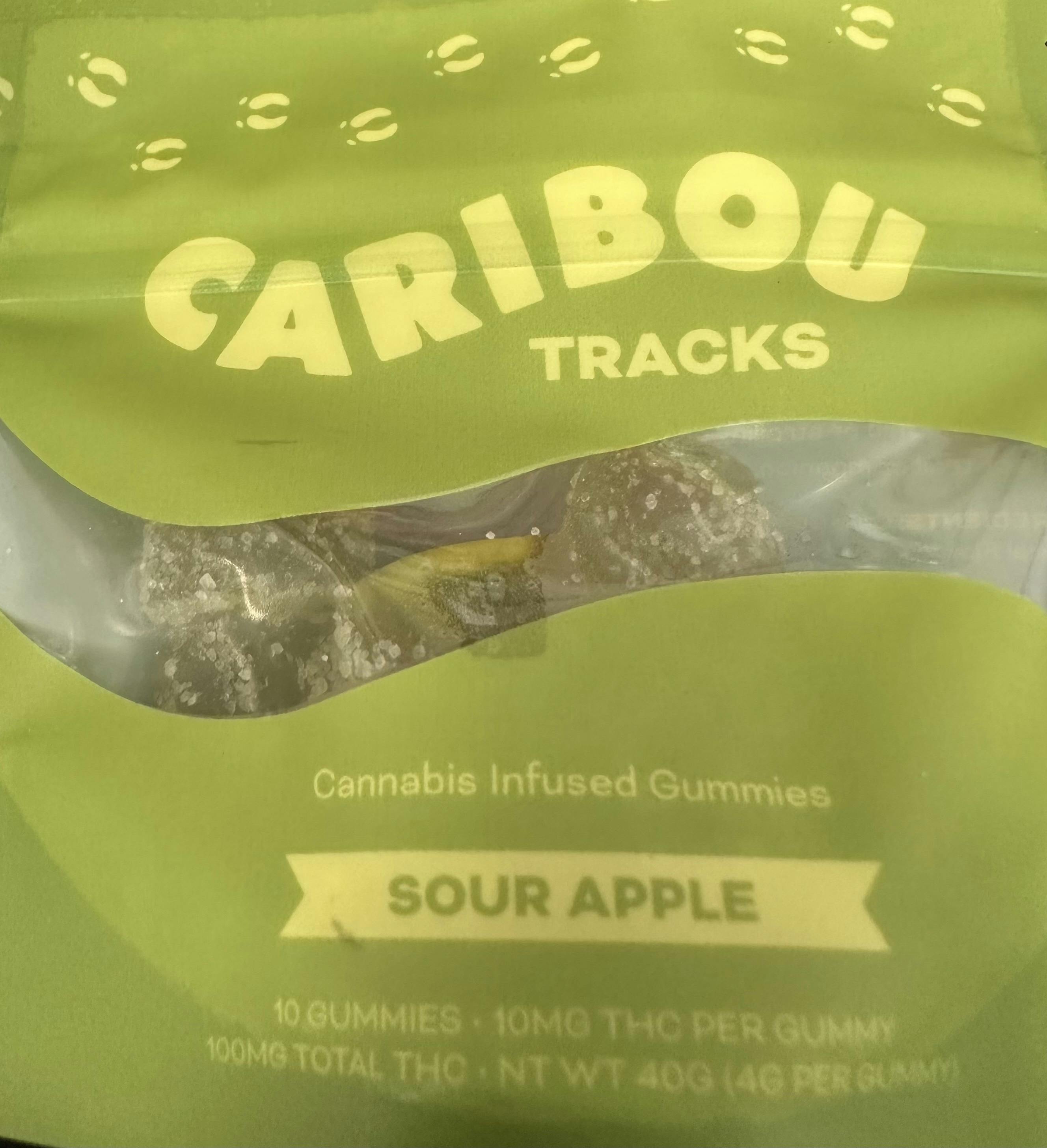 GOOD | Caribou Tracks Gummies Sour Apple | 100mg