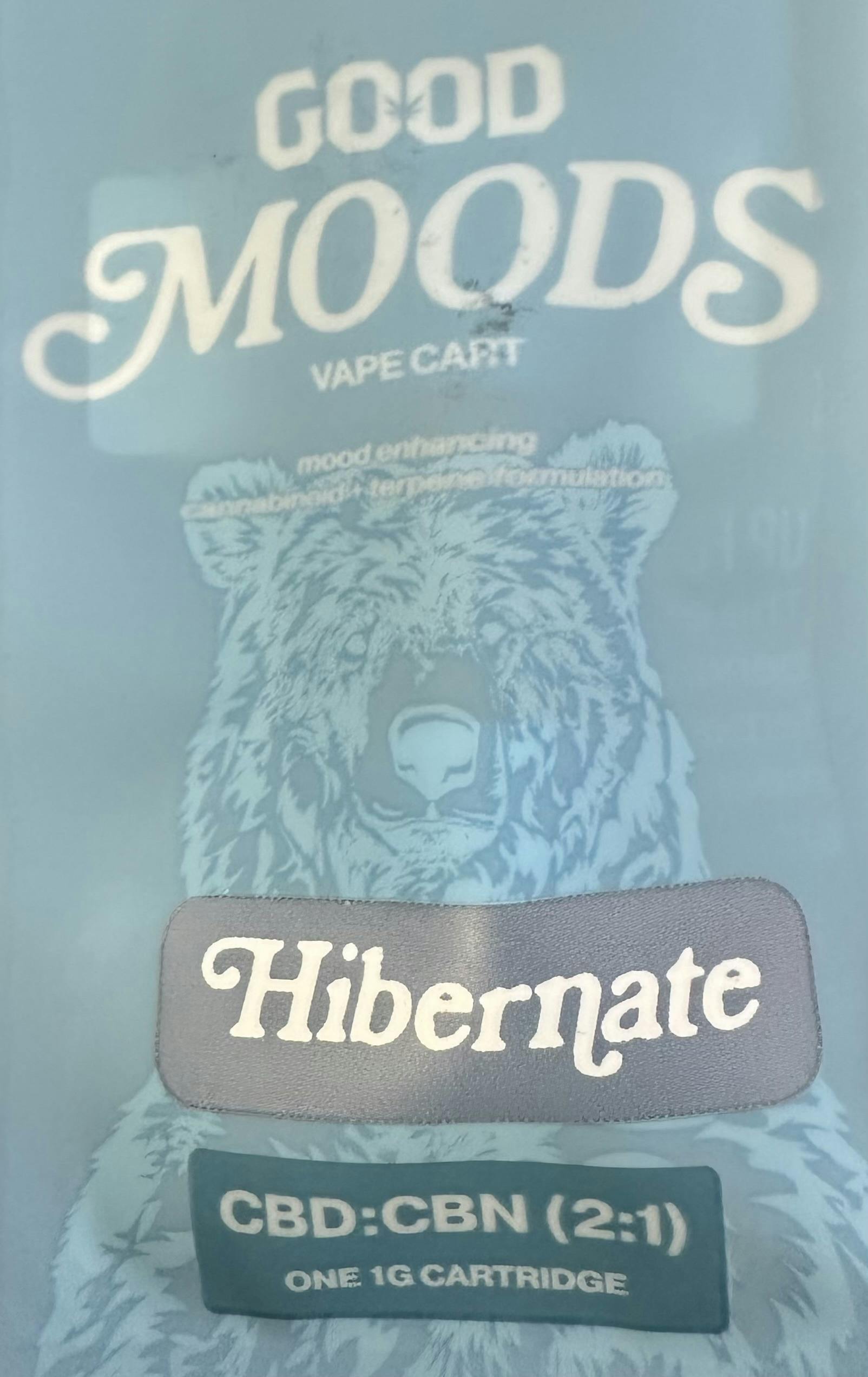 Good | Hibernate 2:1 CBD CBN Cart | 1g