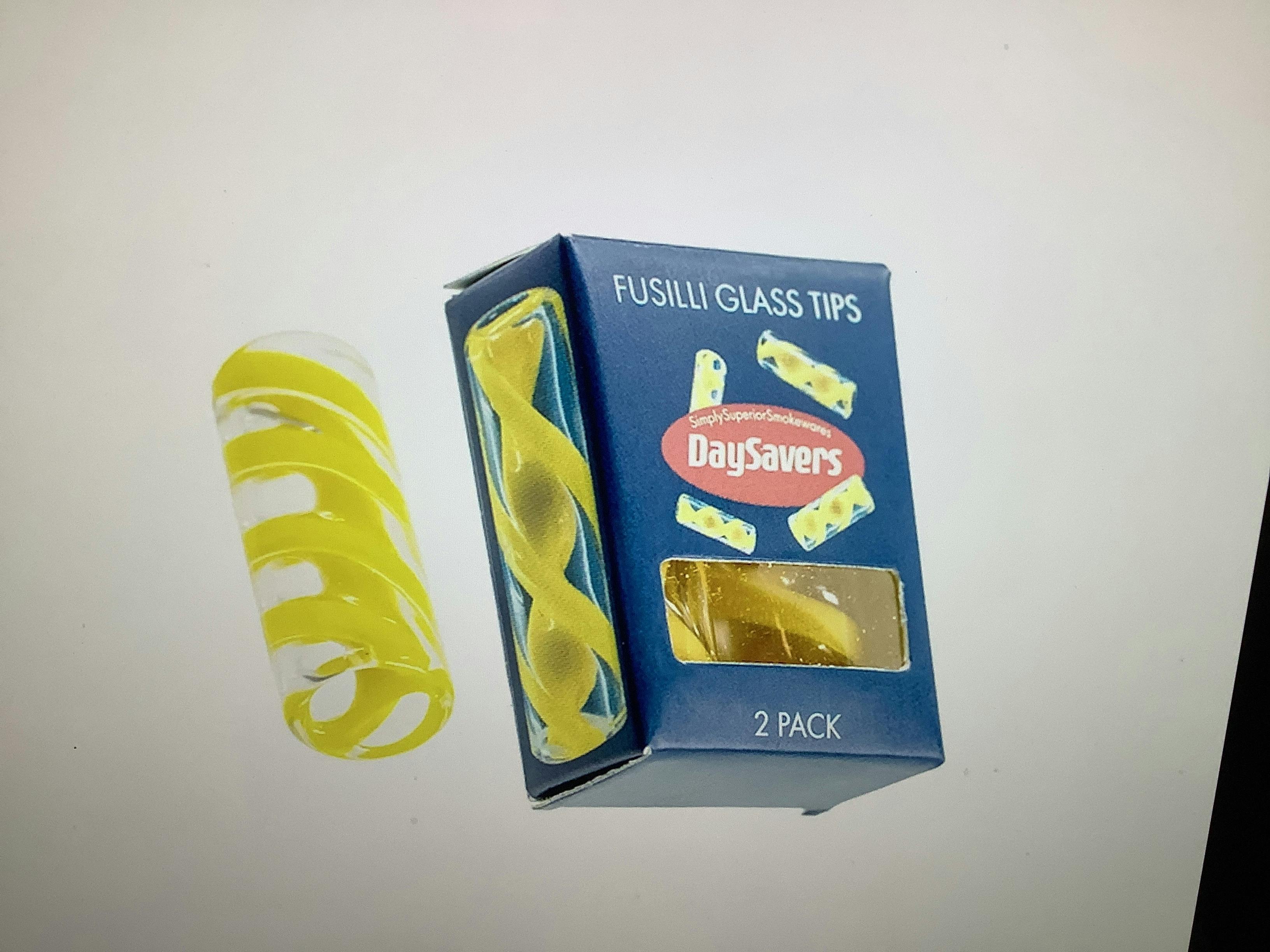 Fusilli Glass Tips