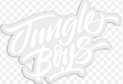Jungle Boys Clothing | Stacked Sticker (Grey)