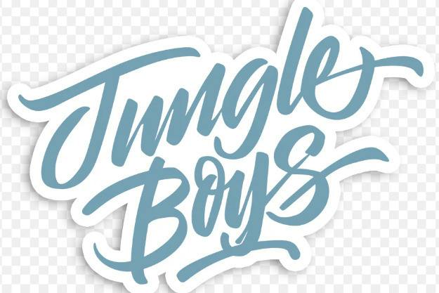 Jungle Boys Clothing | Stacked Sticker (Baby Blue) at Jungle Boys