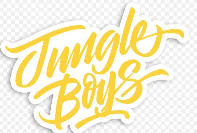 Jungle Boys Clothing | Stacked Sticker (Yellow)