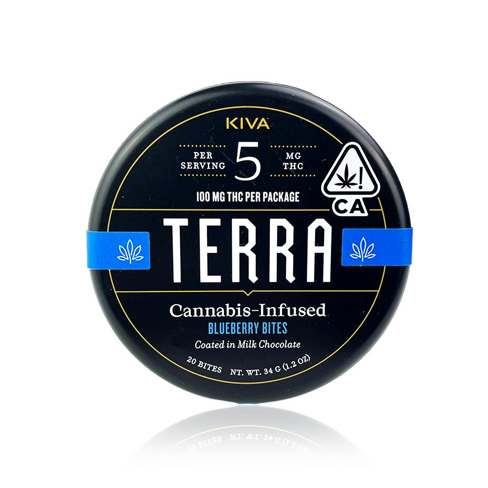 Terra | Milk Chocolate Blueberries | 100mg | 20ct | 5mg/ea