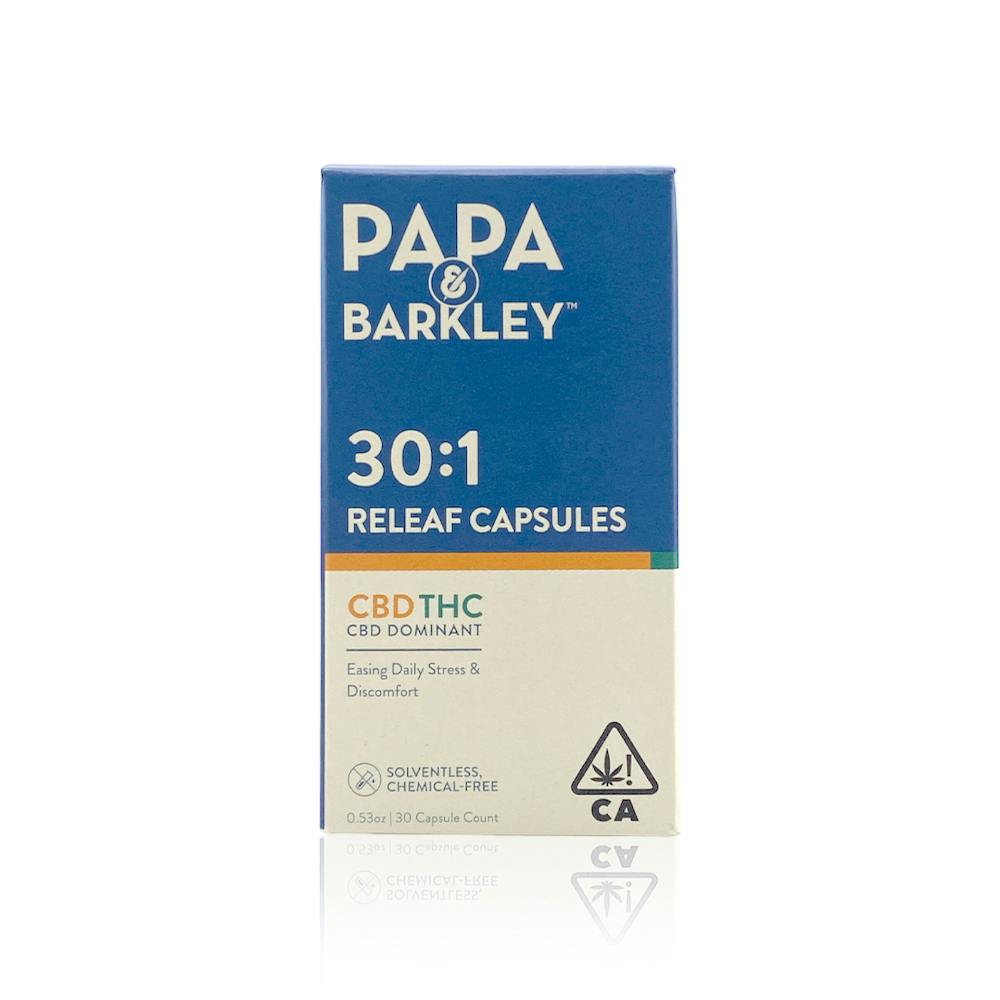 Releaf Capsules 30:1 CBD:THC, 30CT