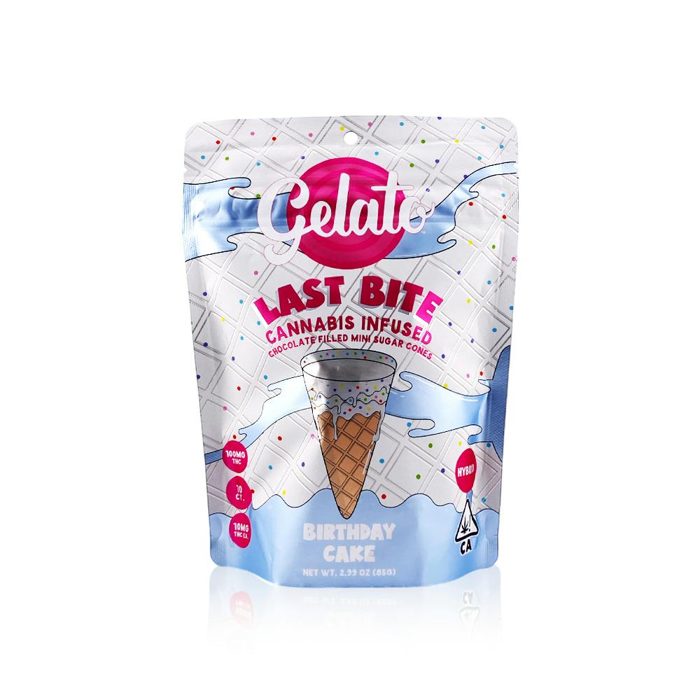 Last Bite | Birthday Cake Mini Cones | Baked Goods | 100mg | 10ct | 10mg/ea