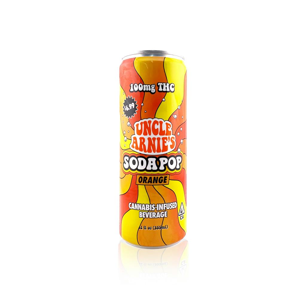 Orange Soda Pop | Carbonated | 100mg | 12oz