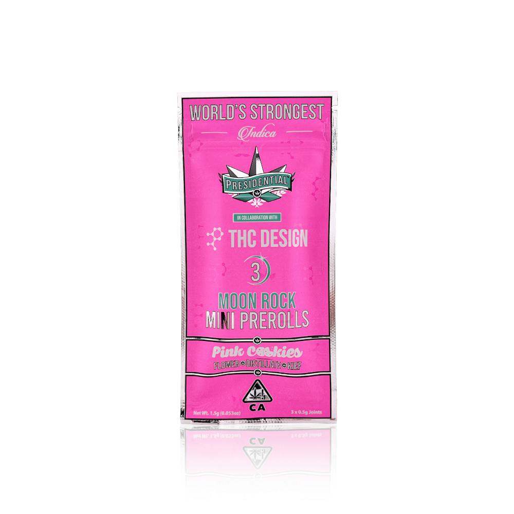 Pink Cookies | Moon Rock Infused Minis | 0.5g each | 3pk