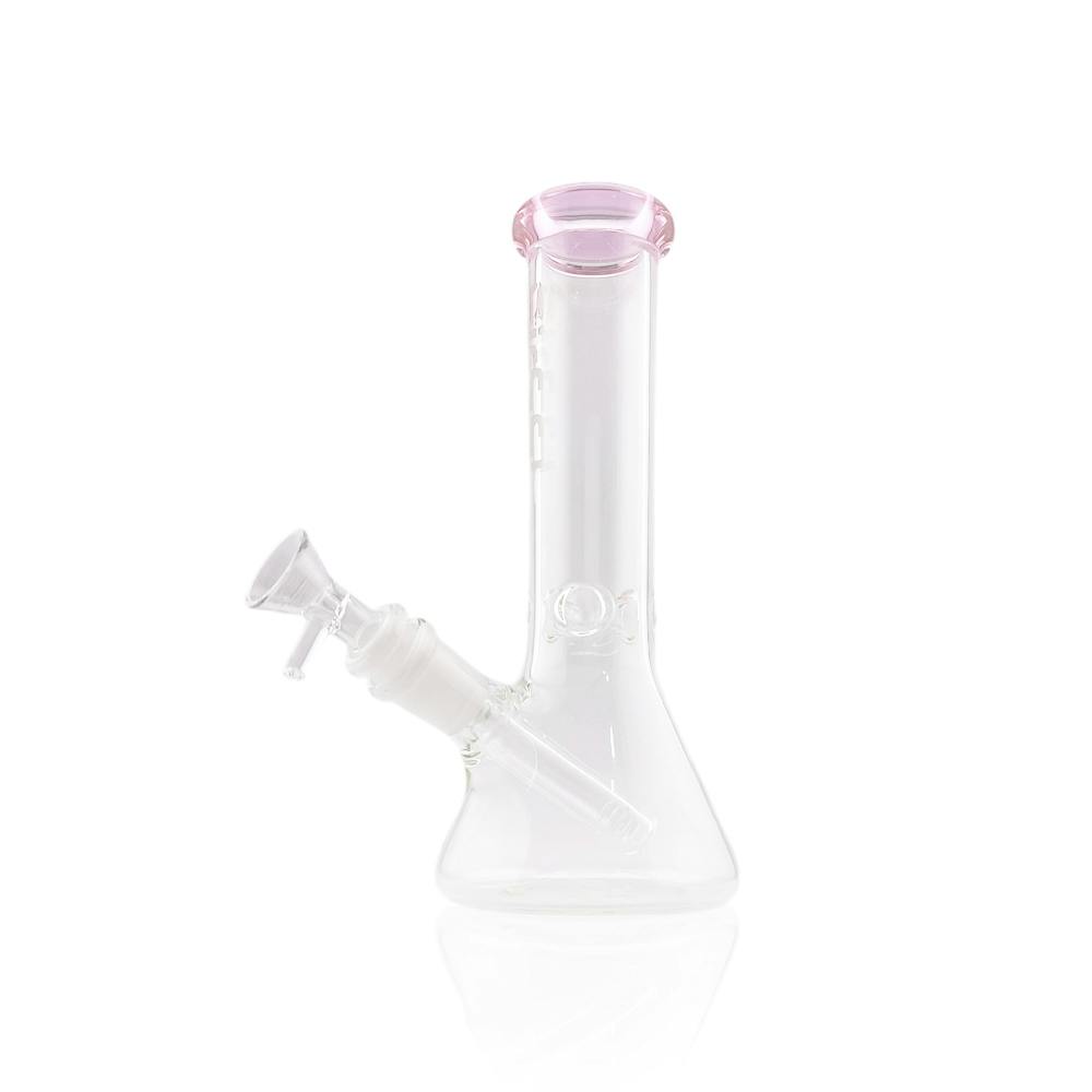 LuvBuds - Glass - 8" Beaker Bong Flower Bowl - Assorted Colors