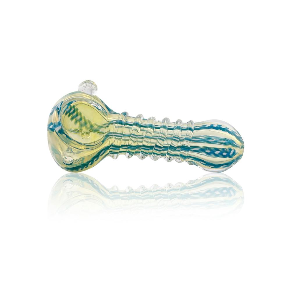 TROPICANNA - GLASS - 3.5 STRINGER HAND PIPE - ASSORTED COLORS