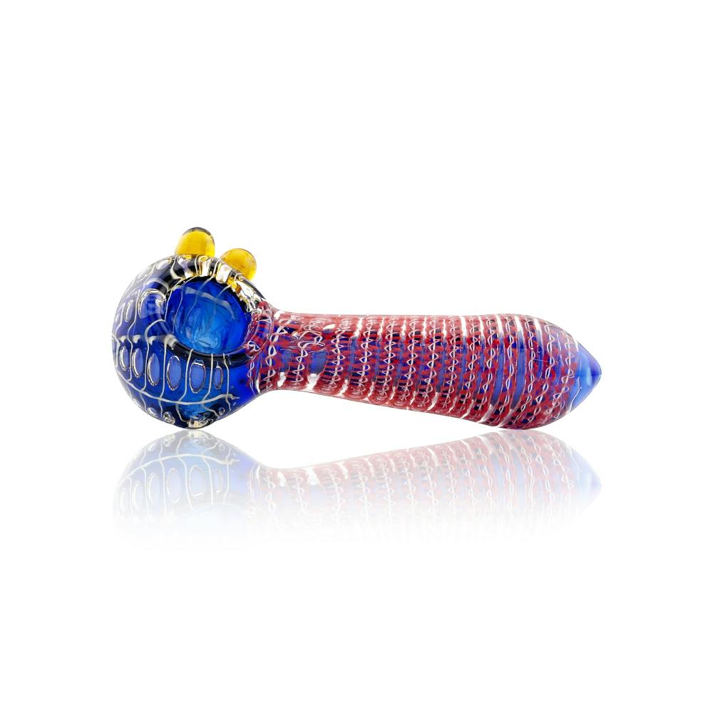 LUVBUDS - GLASS - 5" STOUT HAND PIPE SWIRL