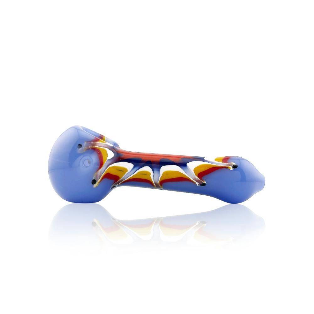 SIREEL - GLASS - 5" CASCADE RAINBOW HAND PIPE - ASSORTED