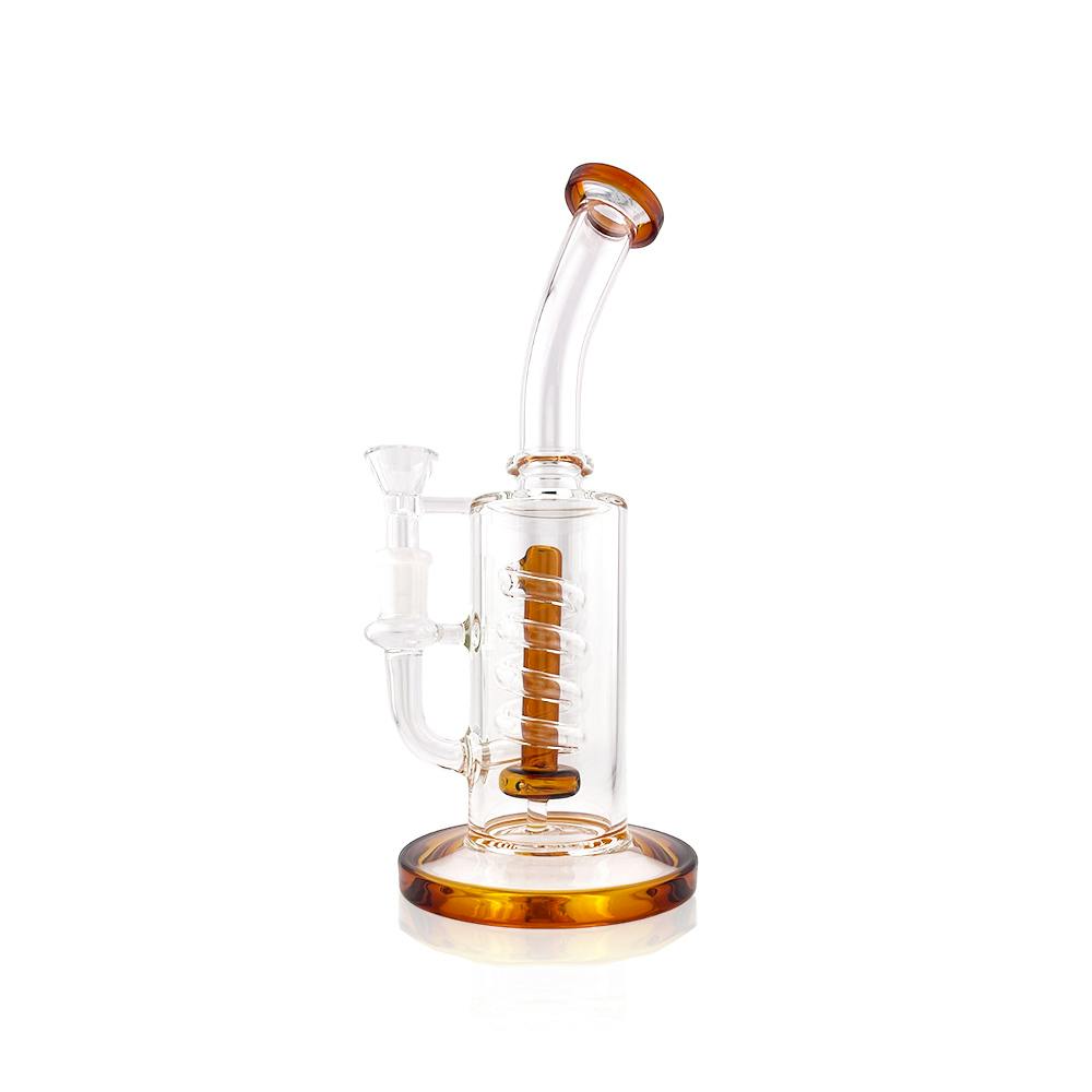 SIREEL - GLASS - 10" SPIRAL SHOWER PERC W/ FLOWER BOWL
