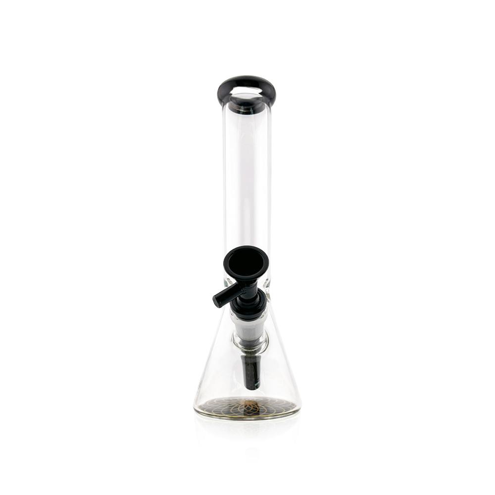 SIREEL - GLASS - 10" GEOMETRIC BASE BEAKER