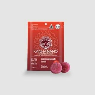 NANO | Cran-Pomegranate Gummies | 100mg | 10ct | 10mg/ea