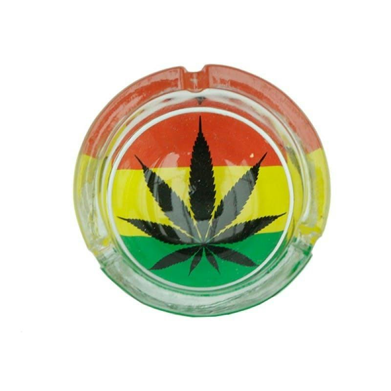 Accessories - $10.95 Ashtray - Graphic / Rasta