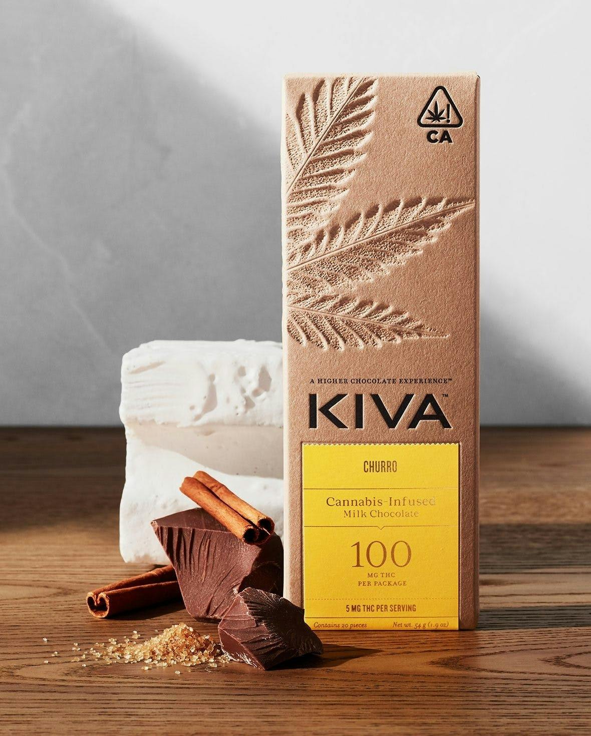 Churro Milk Chocolate Bar | 100mg | 20ct | 5mg/ea