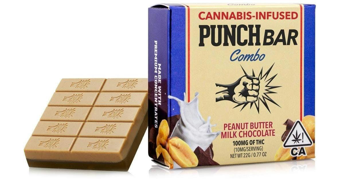Punch | Peanut Butter Milk Chocolate | Hybrid | PunchBar | 100mg