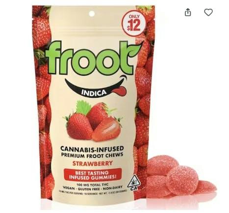 Froot Strawberry Gummies - 100mg