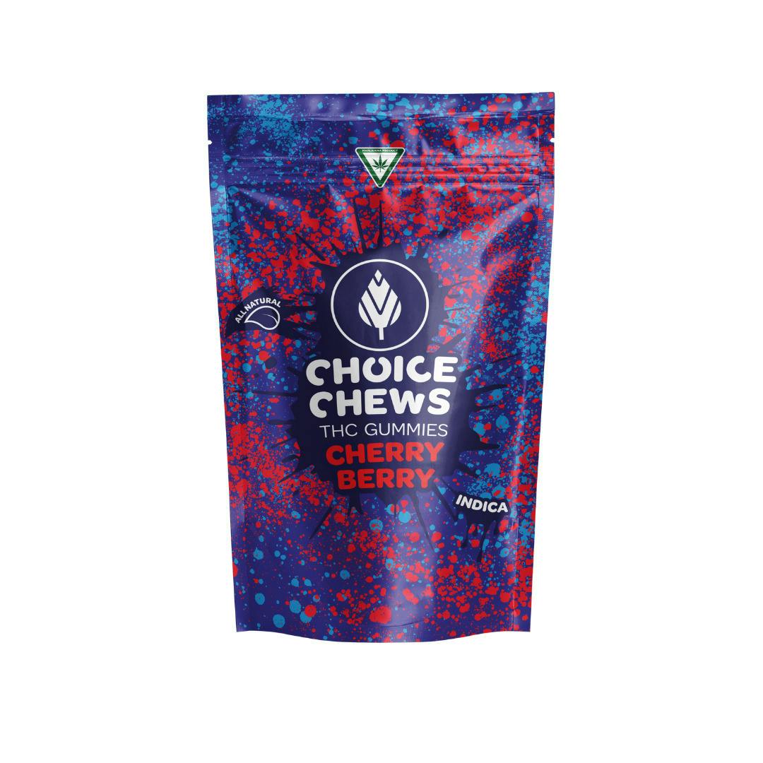Choice | Chews Cherry Berry Gummies | 10x20mg