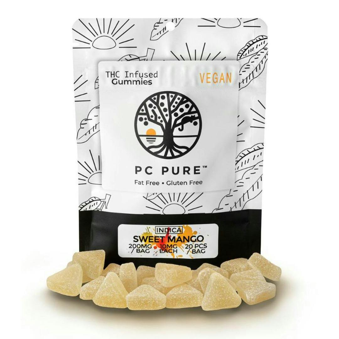 PC Pure | Sweet Mango Gummies | 10x20mg